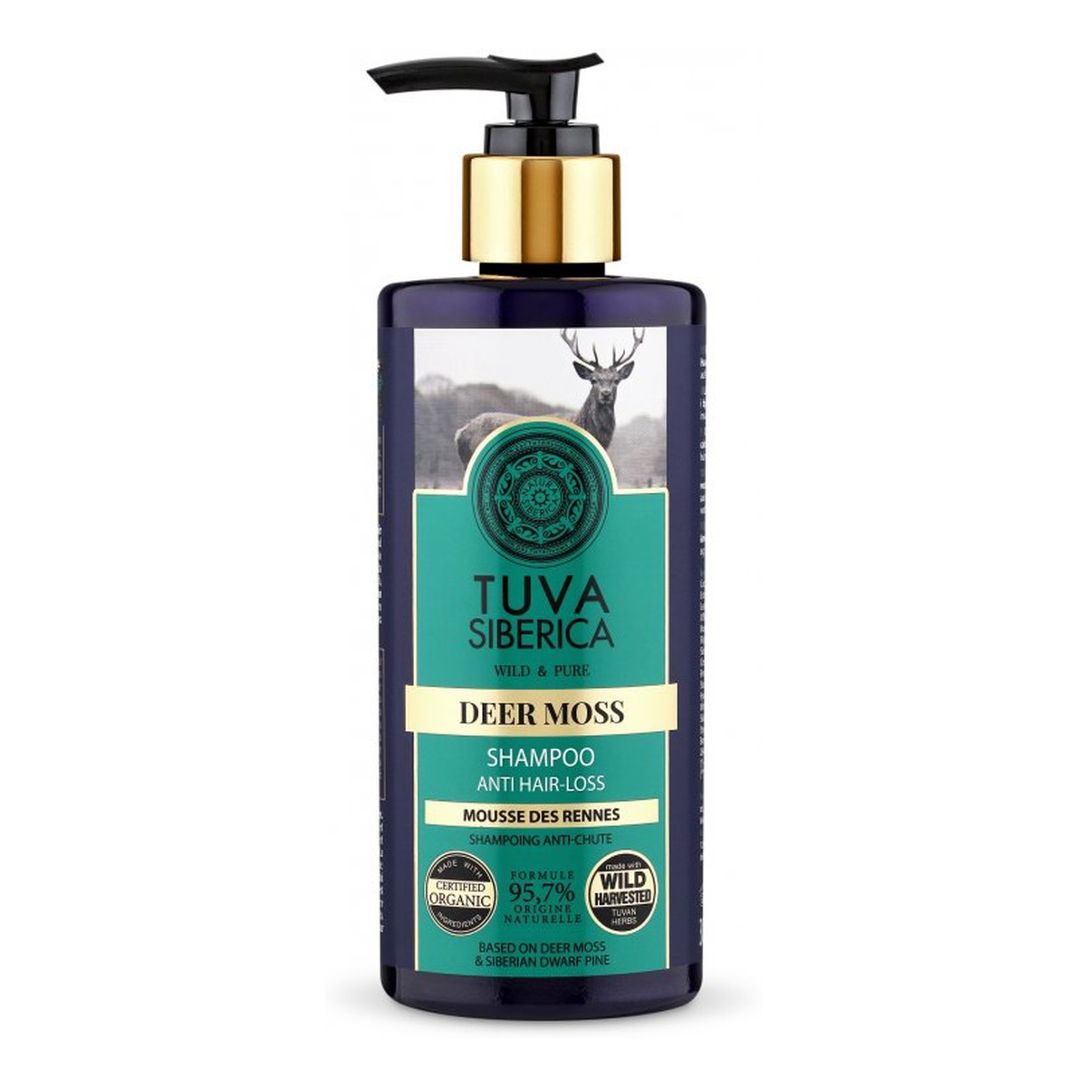 Natura Siberica Tuva Siberica Deer Moss szampon pobudzający wzrost włosów 300ml