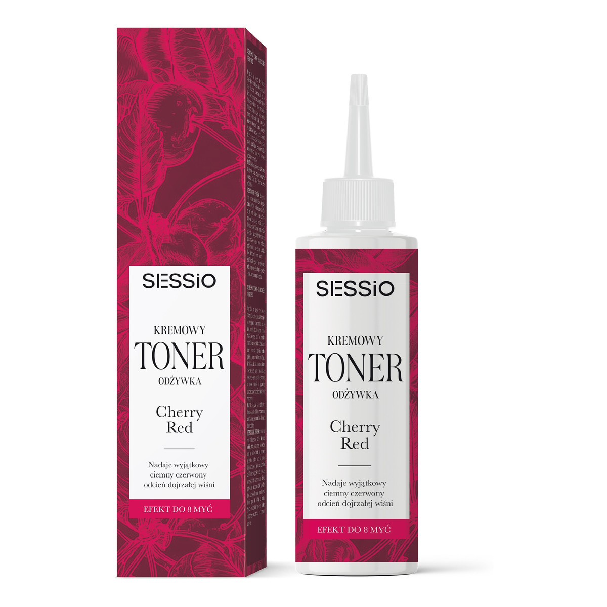 Sessio Toner Kremowy Cherry Red