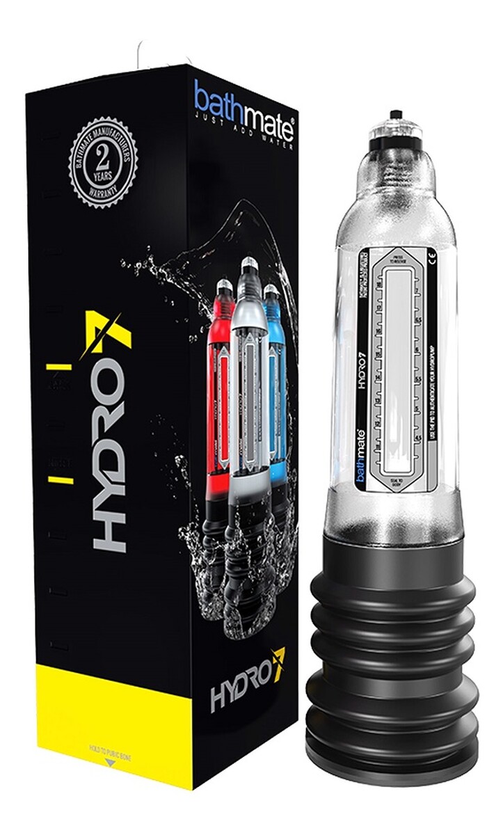 Hydro7 pompka wodna powiększająca penisa transparent