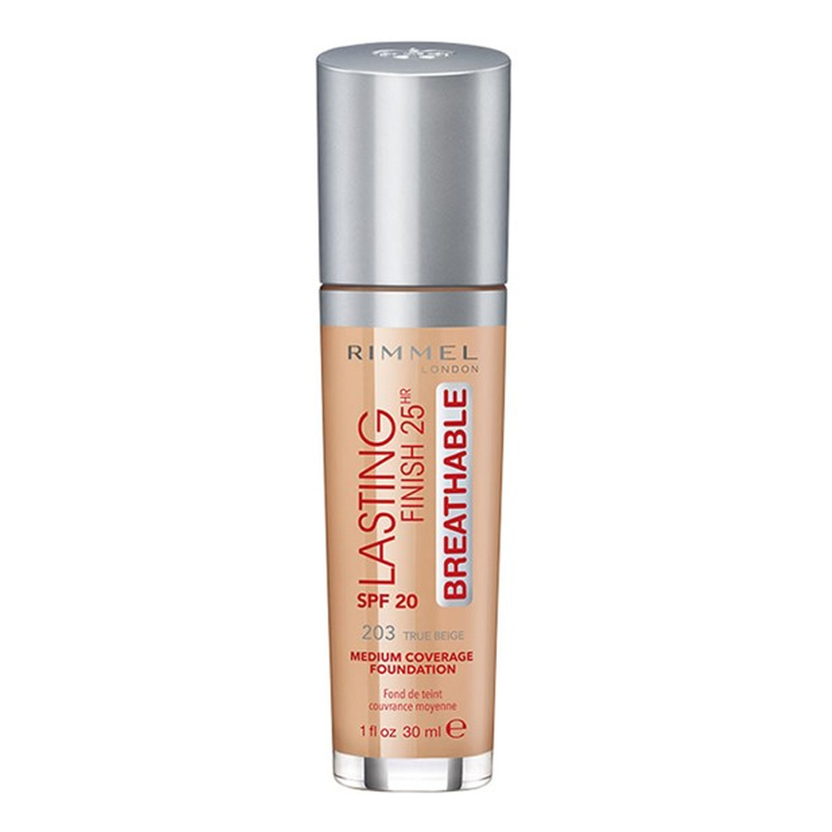 Rimmel Lasting finish 25h Breathable Supertrwały podkład do twarzy 30ml