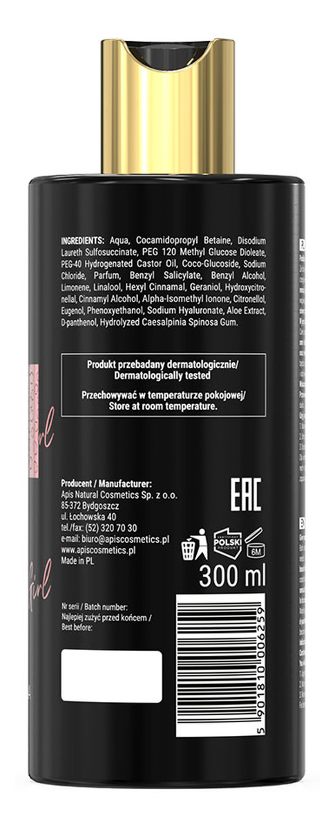 Żel do mycia ciała zmysłowy