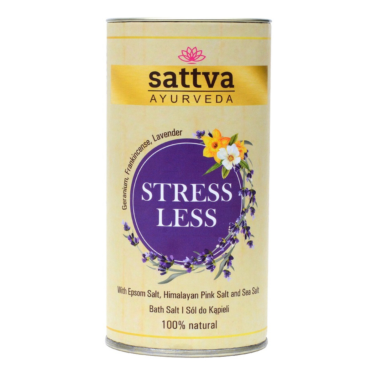 Sattva Bath salt sól do kąpieli stress less 300g