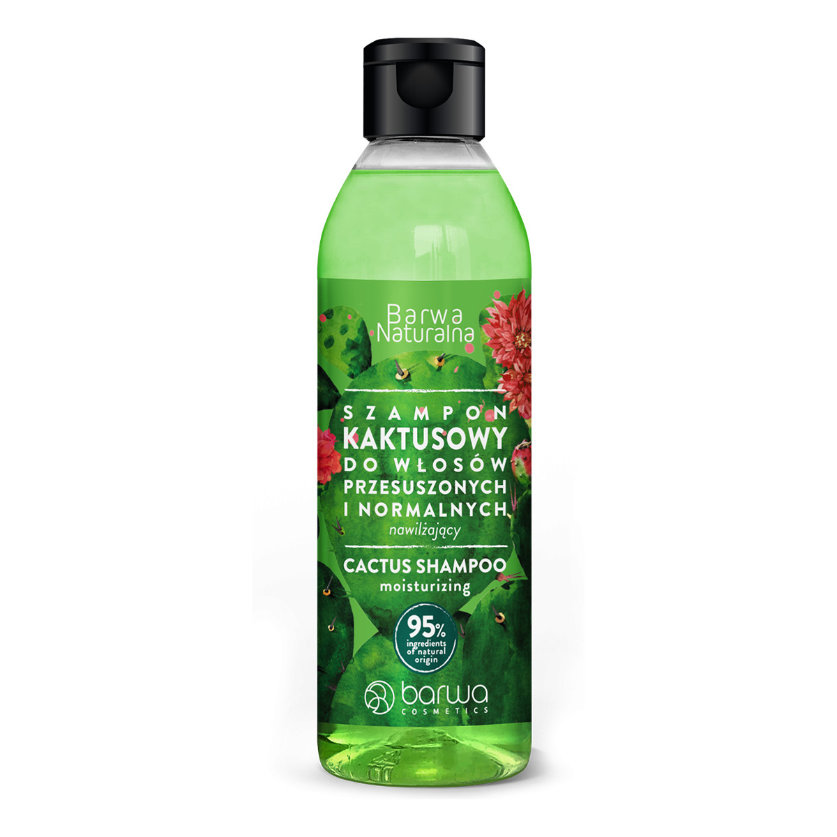 Barwa Naturalna Szampon Kaktus Nawilżający do włosów normalnych i przesuszonych 300ml