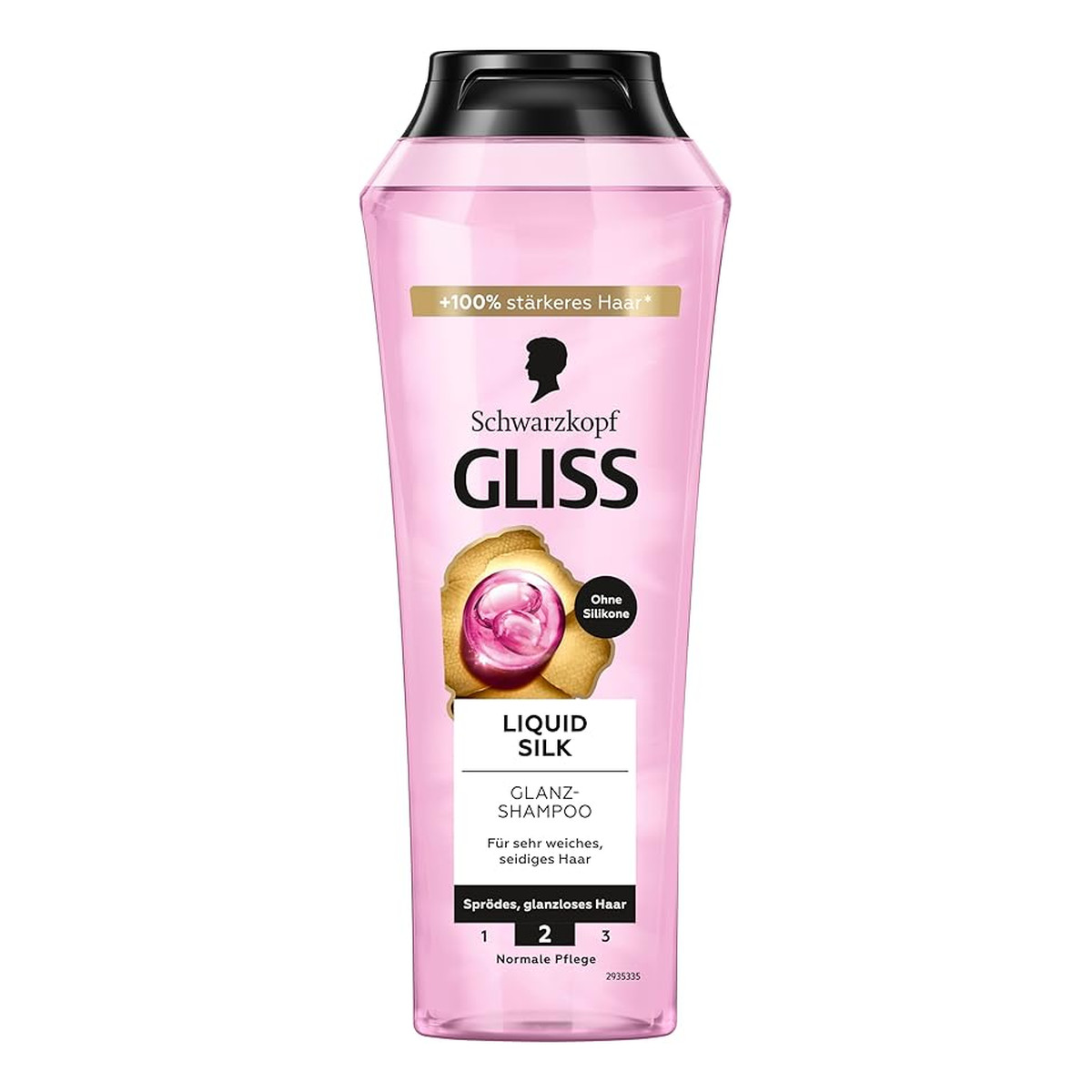 Gliss Liquid Silk Szampon do włosów matoych łamliwych Gładkość i Połysk 250ml