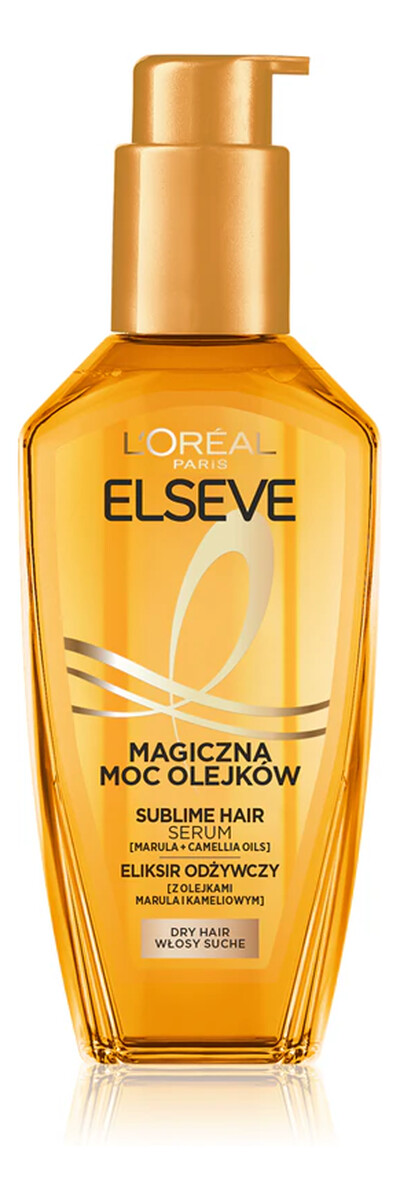 Wygładzenie i Blask Odżywczy Eliksir Do Włosów