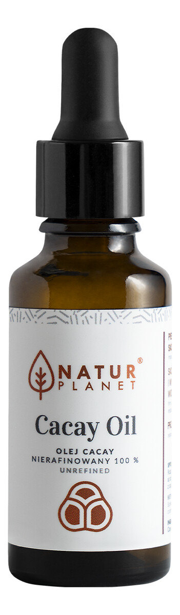 Olej Cacay szklana butelka z zakraplaczem