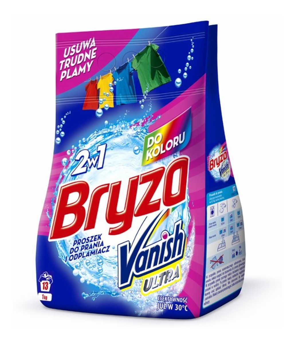 2w1 Proszek do prania i odplamiacz do koloru