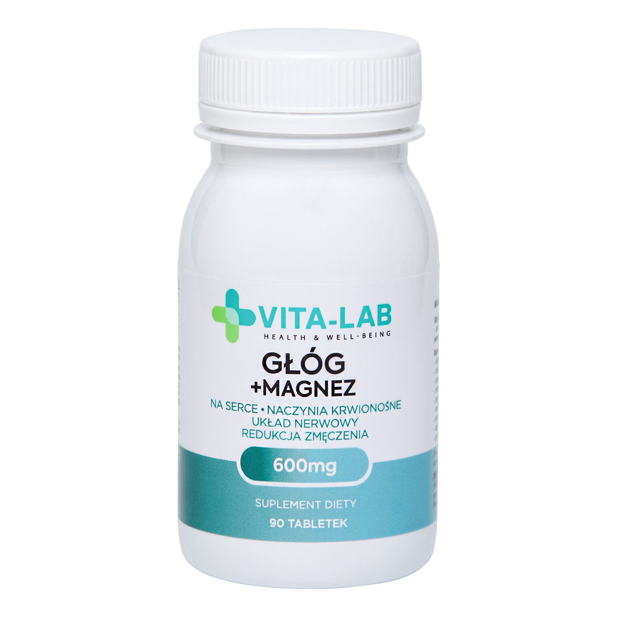 Vita-Lab Suplement diety głóg 600 + magnez, n90
