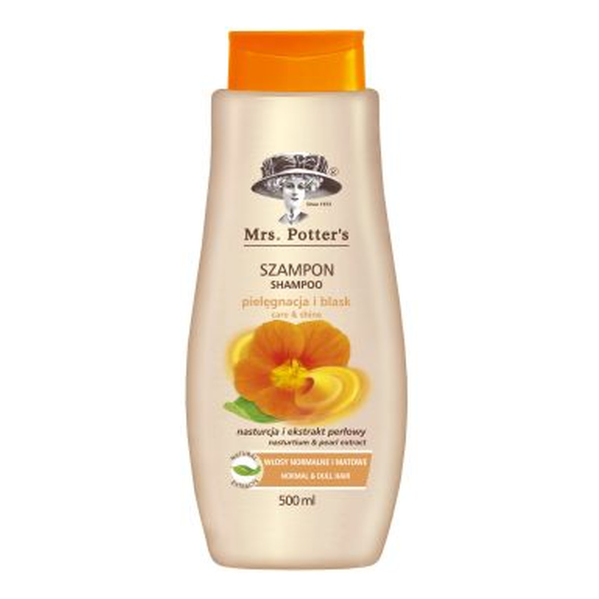 Mrs. Potter's Szampon Do Włosów Nasturcja i Ekstrakt Perłowy 500ml