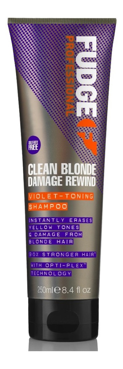 Clean blonde damage rewind violet-toning shampoo szampon regenerujący i tonujący włosy blond