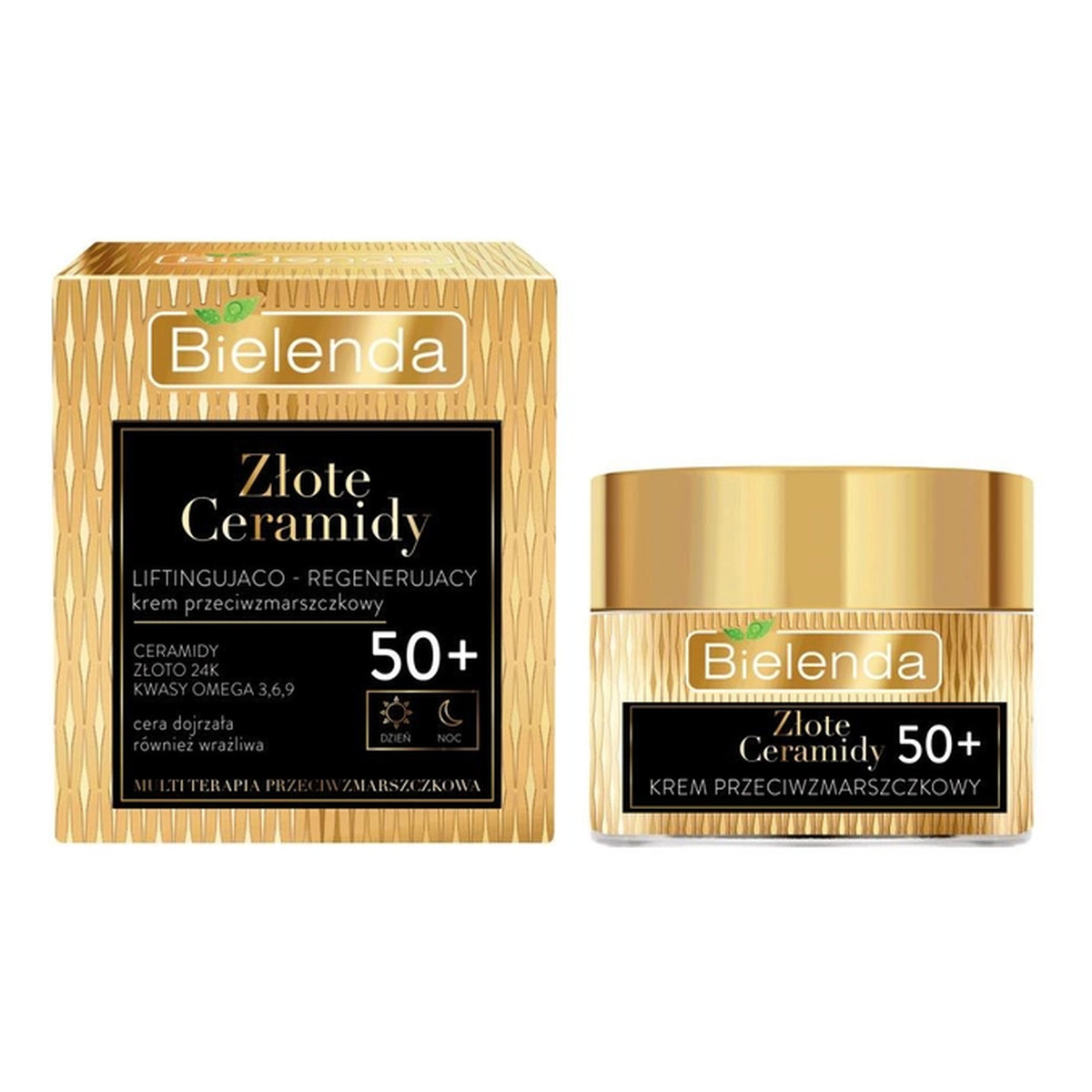 Bielenda Złote Ceramidy Liftingująco - regenerujący krem przeciwzmarszczkowy 50+ 50ml
