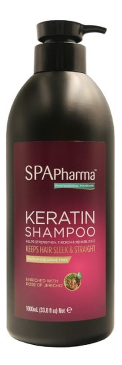 Keratin shampoo szampon do włosów z keratyną