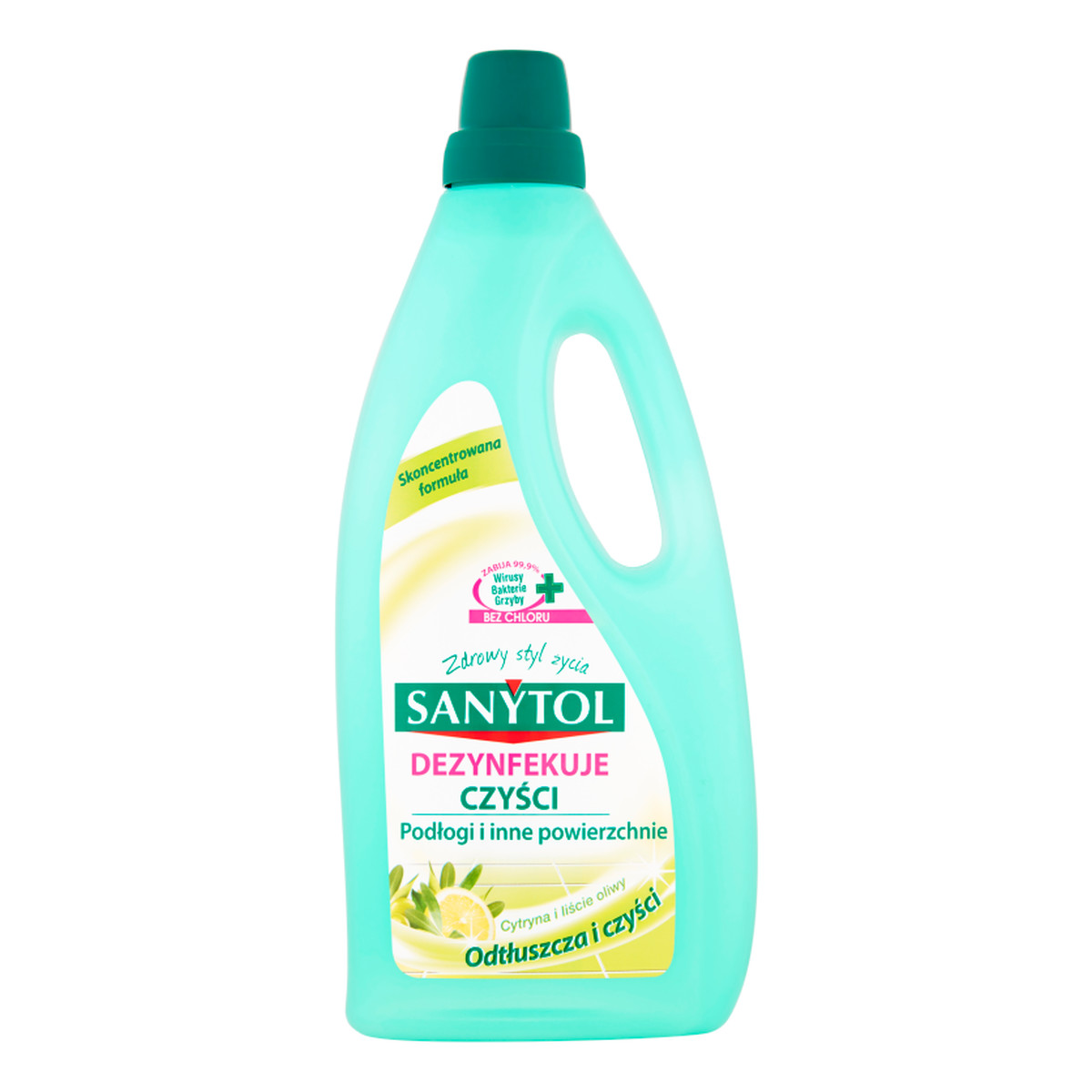 Sanytol Sanytol Płyn czyszczący i dezynfekujący podłogi i inne powierzchnie cytryna i liście oliwy 1000ml