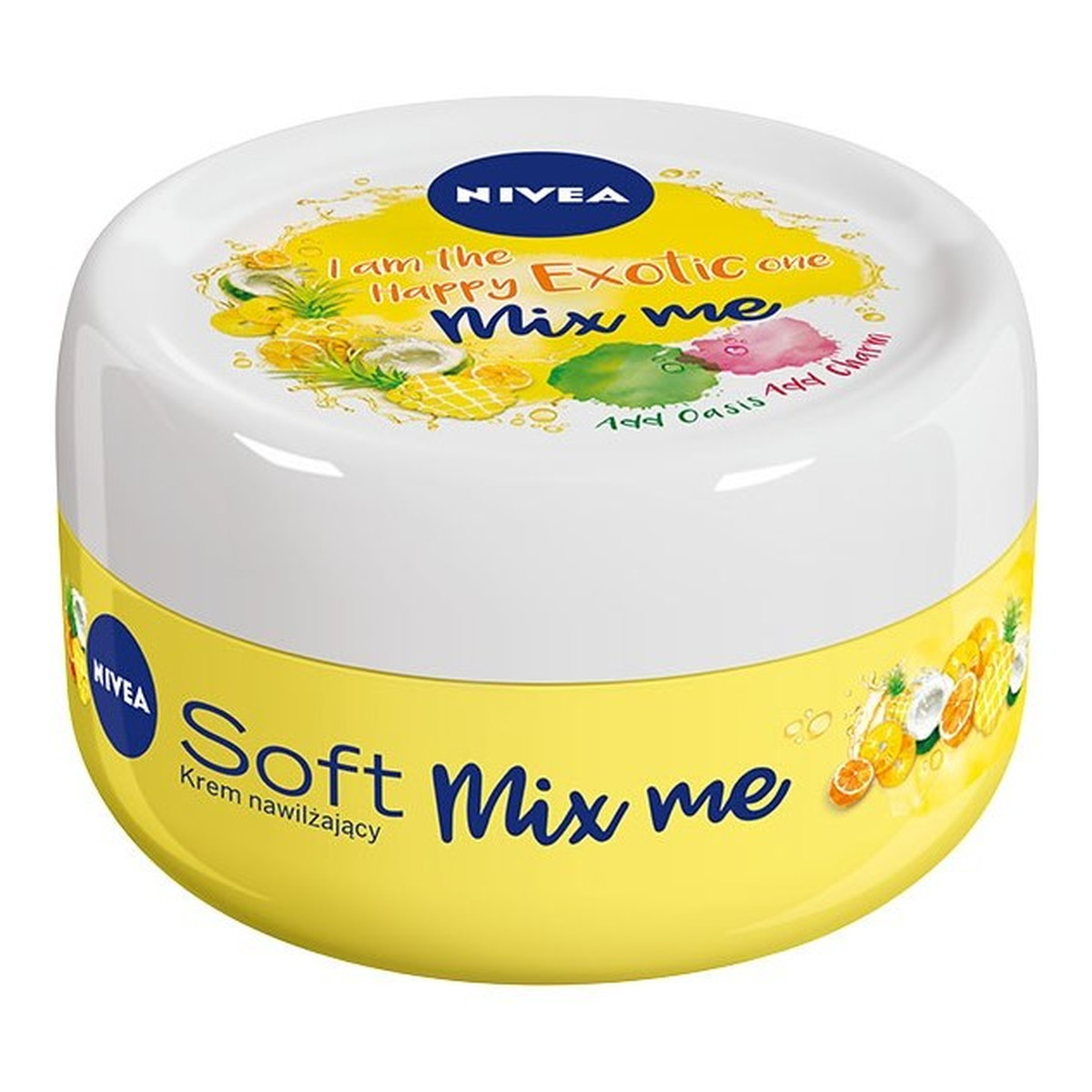 Nivea Soft Mix Me Krem nawilżający do twarzy i ciała I Am the Happy Exotic One 100ml