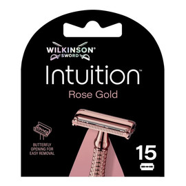 Intuition Rose Gold potrójnie powlekane ostrza 15szt.