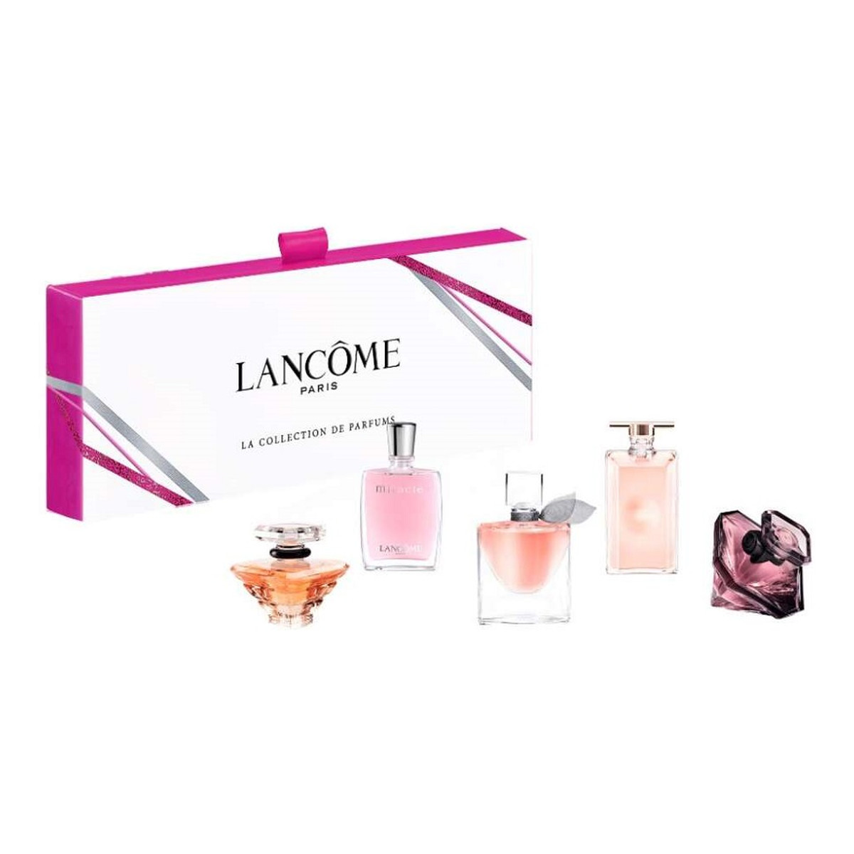 Lancome La Collection Miniatures Zestaw idole 5ml + la vie est belle 4ml + tresor 7.5ml + la nuit tresor 5ml + miracle 5ml