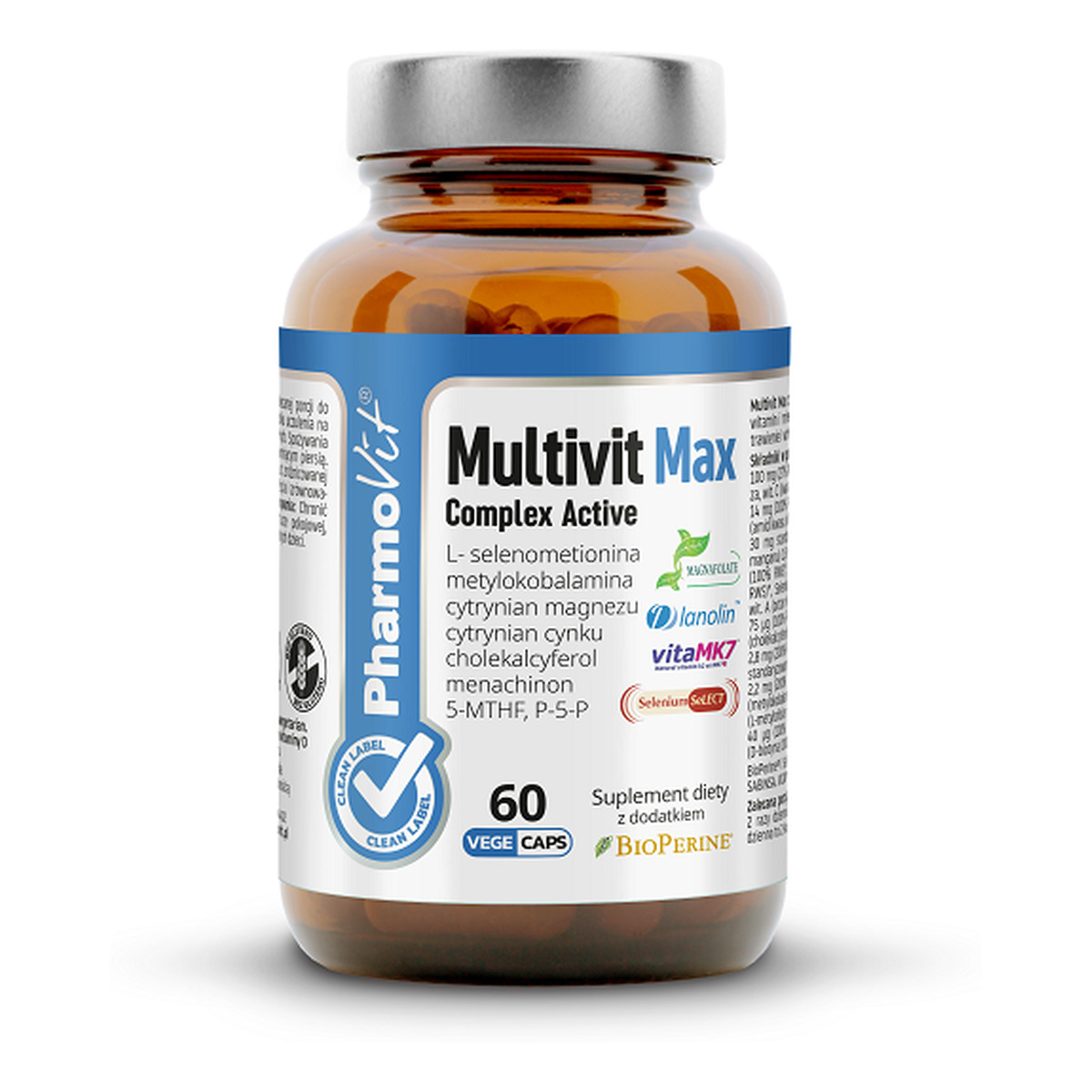 Pharmovit Multivit Max Complex Active suplement diety 60 kapsułek