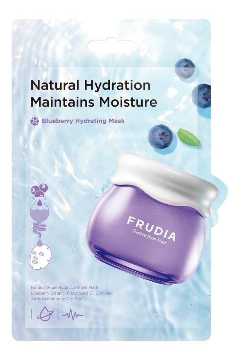 Blueberry hydrating sheet mask nawilżająca maska w płachcie