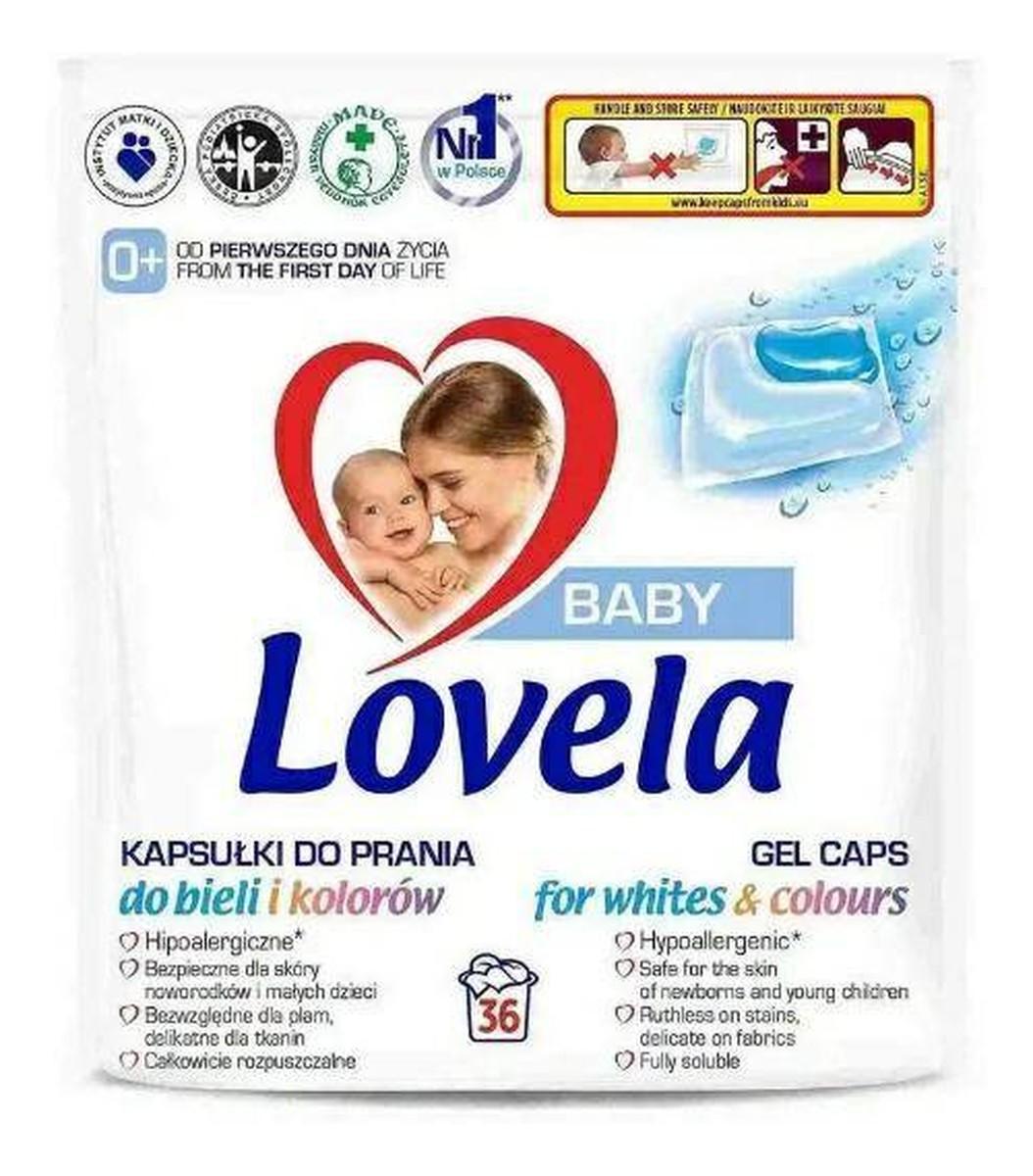 Kapsułki do prania 36szt. Uniwersalne