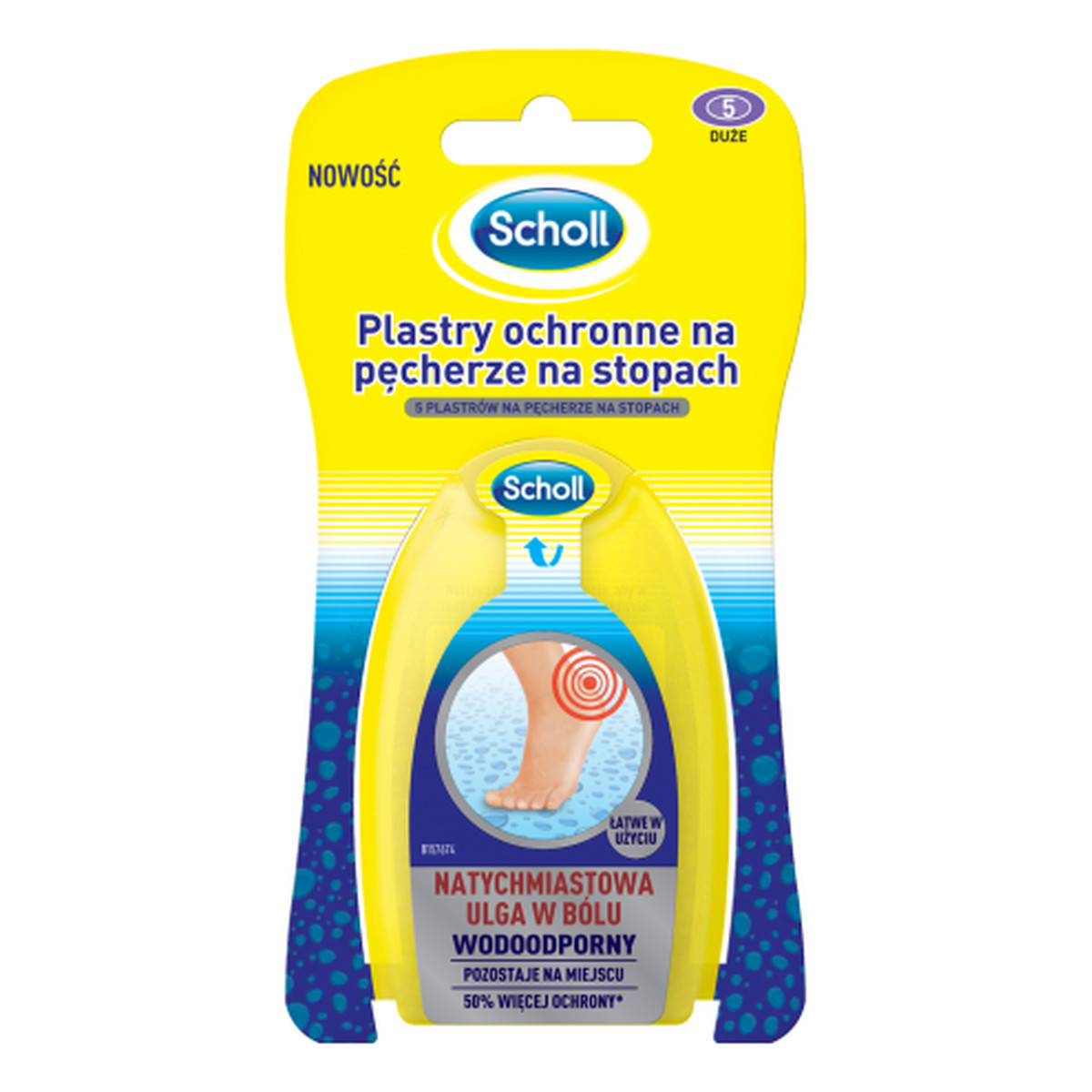 Scholl Plastry ochronne na pęchęrze na stopach