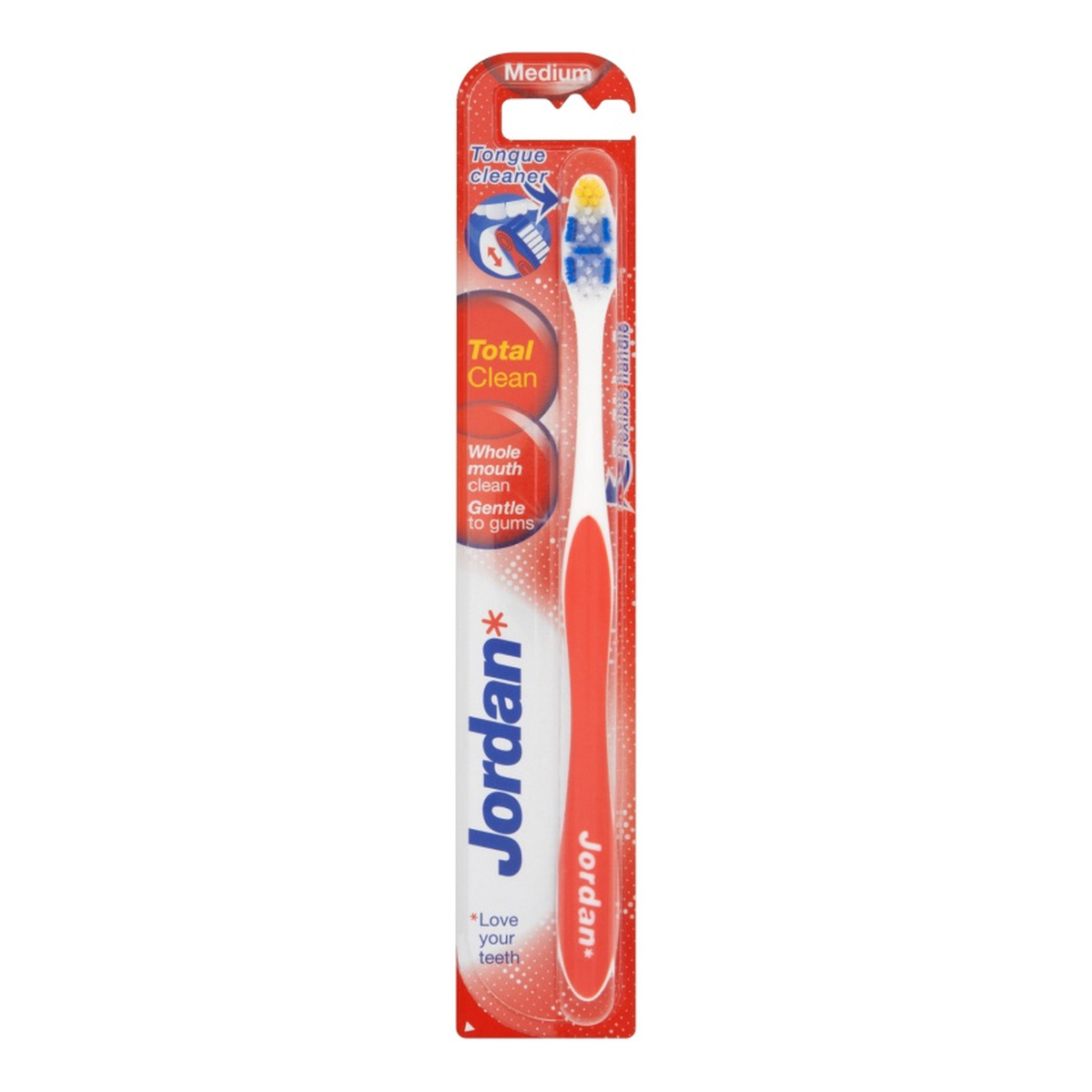 Jordan Total Clean Szczoteczka do zębów średnia