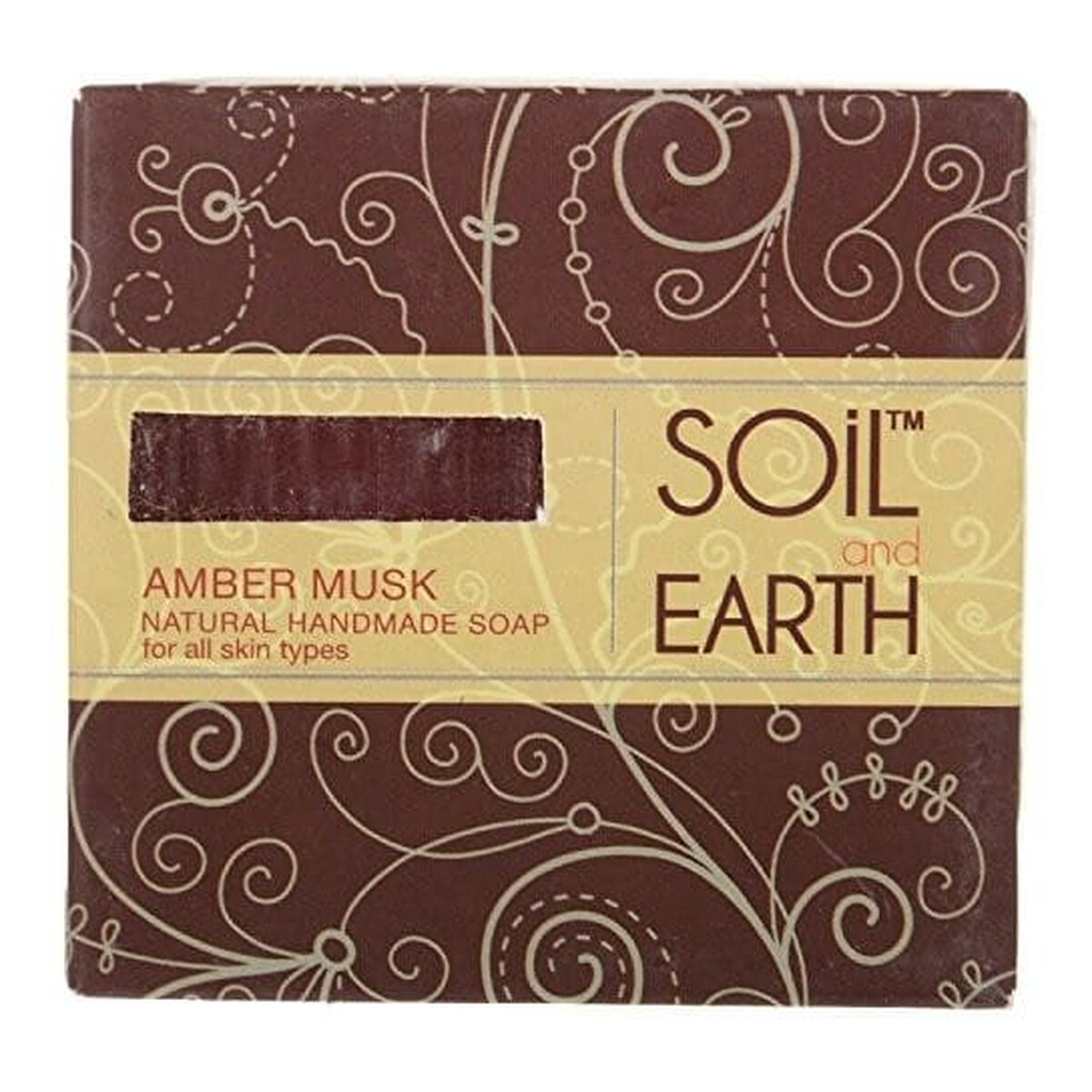 Soil and Earth Ręcznie robione mydło Ambra i piżmo 125g