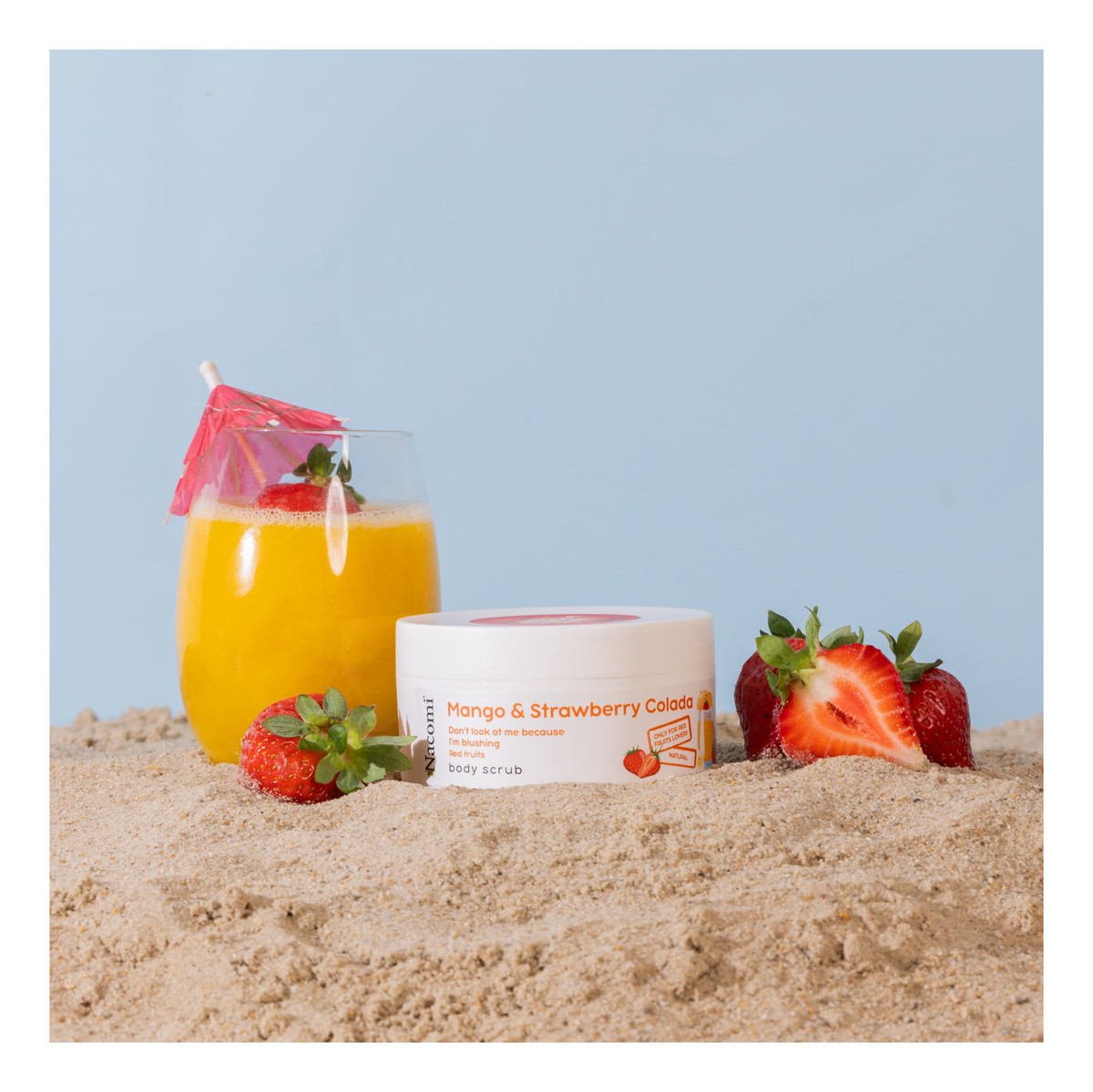 Peeling do ciała o zapachu mango i truskawcolady