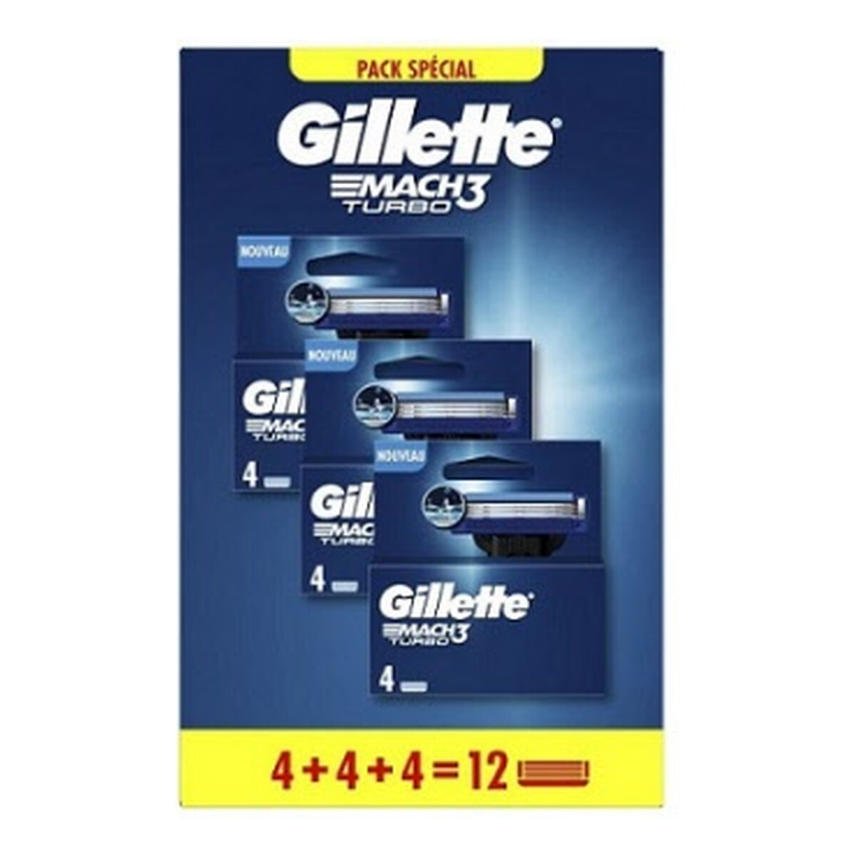 Gillette Mach3 A-4 Turbo Wkłady do maszynek do golenia