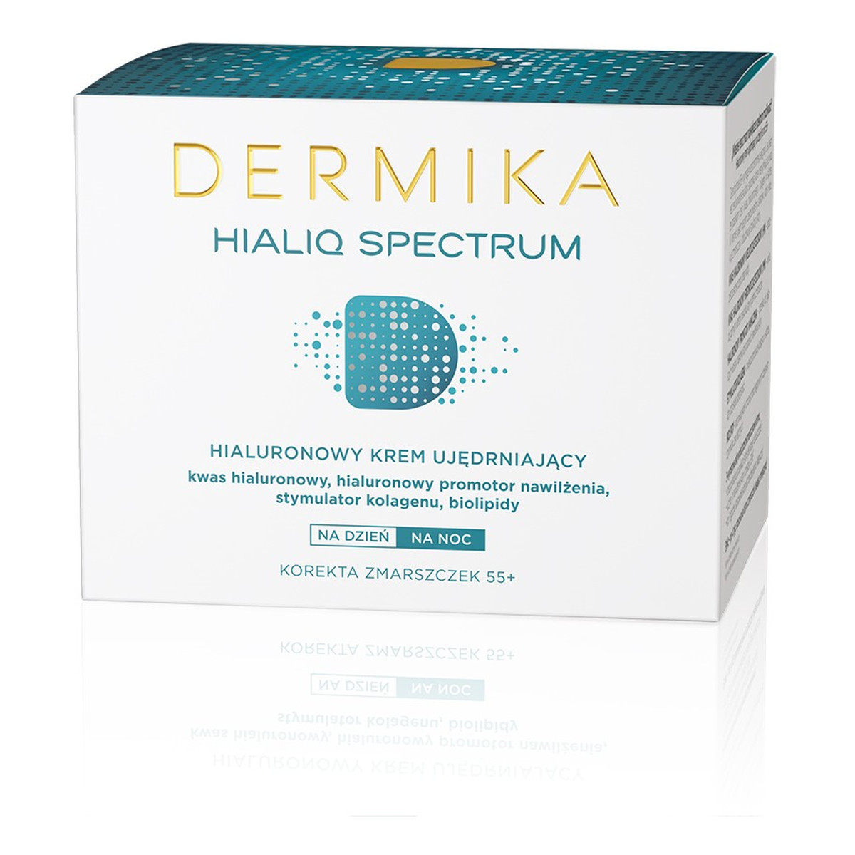 Dermika Hialiq Spectrum 55+ Hialuronowy Krem Ujędrniający Na Dzień i Na Noc 50ml