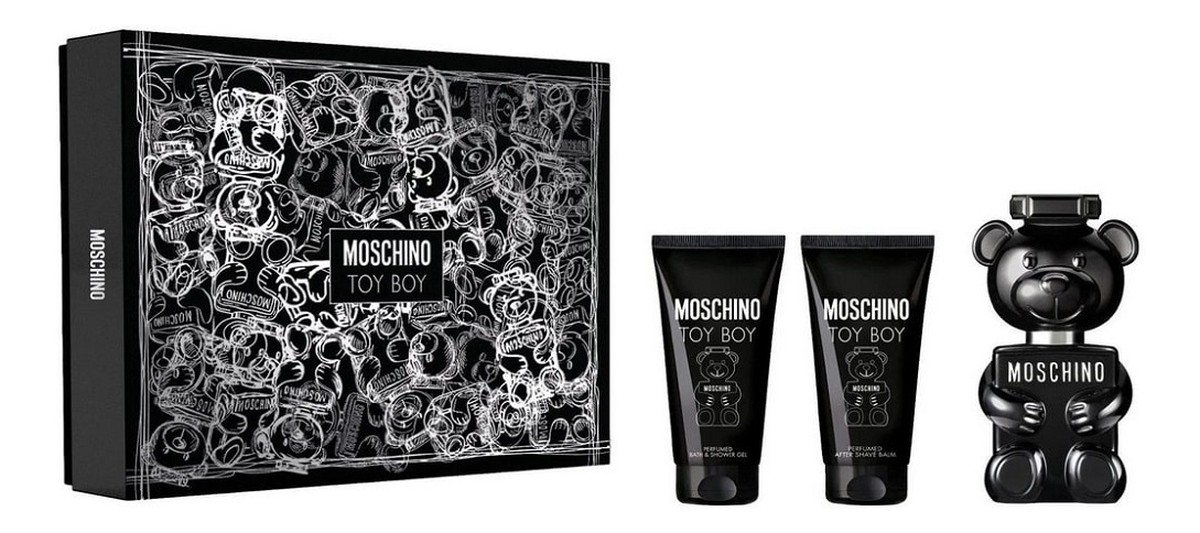 zestaw woda perfumowana spray 50ml + żel pod prysznic 50ml + balsam po goleniu 50ml