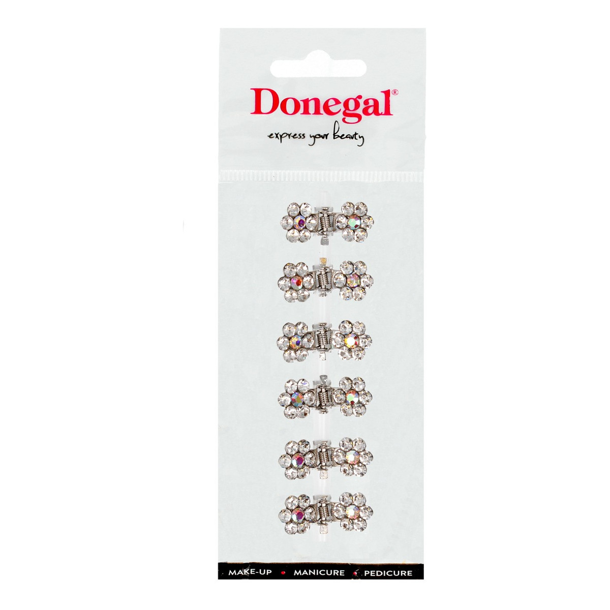 Donegal Mini klamerki do włosów (FA-5702) - 6 sztuk