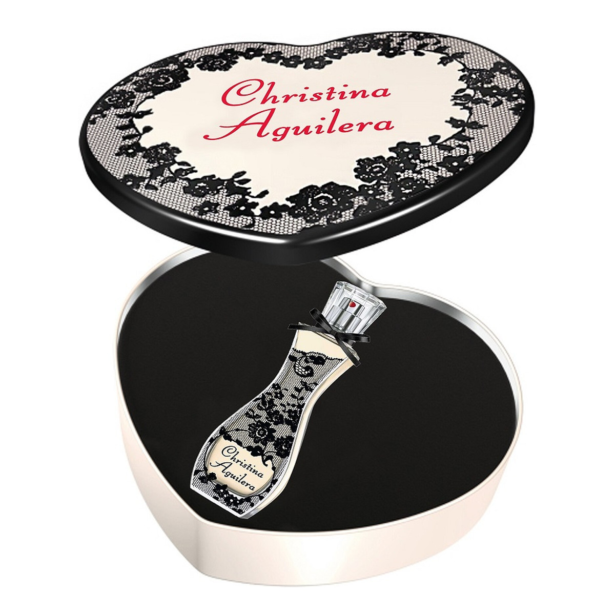 Christina Aguilera Signature Zestaw woda perfumowana spray 30ml + pudełko w kształcie serca