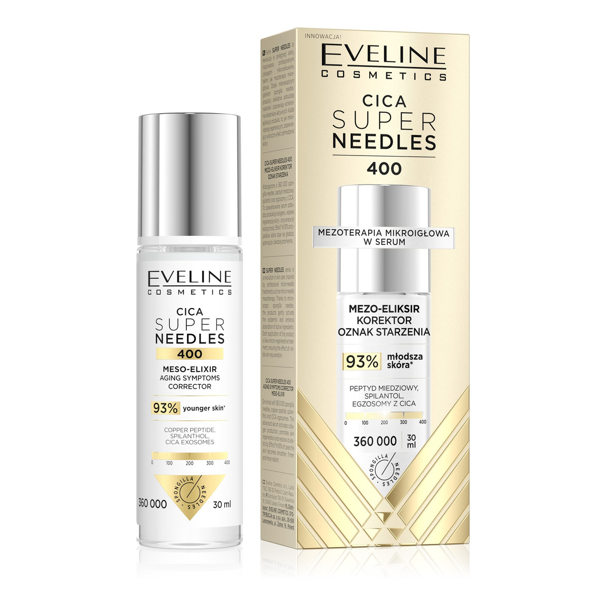 Eveline Cica Super Needles Mezo-Eliksir Korektor Oznak Starzenia 30ml