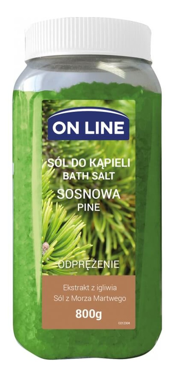 odprężająca sól do kąpieli Sosnowa