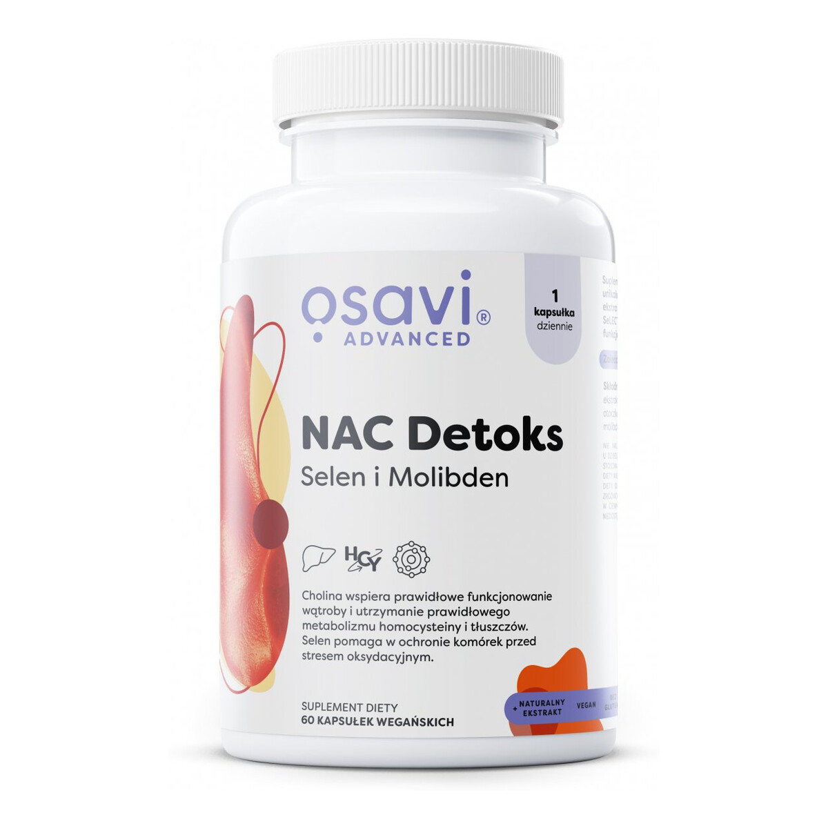 Osavi NAC Detoks Selen i Molibden suplement diety