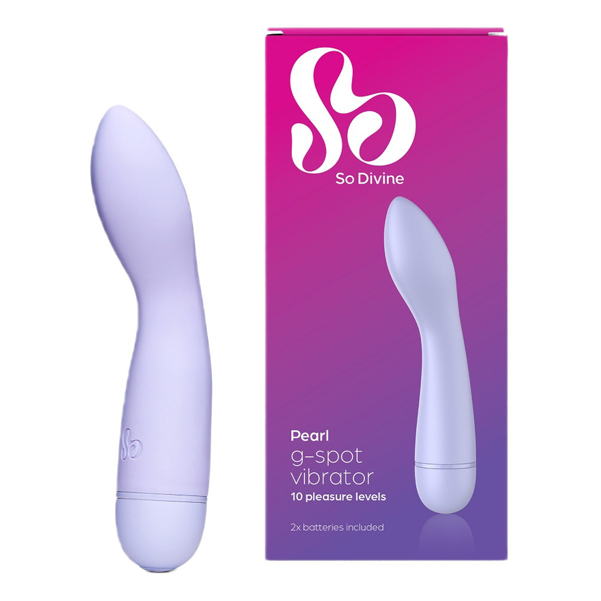 So Divine Pearl mini g-spot wibrator punktu g violet