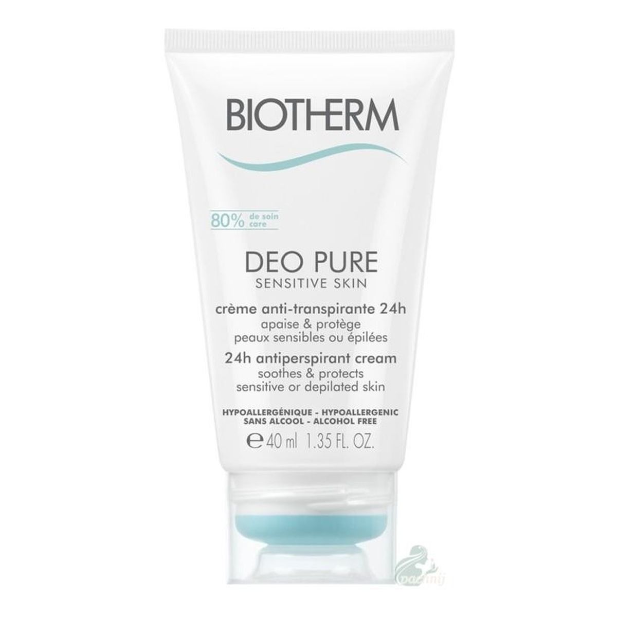 Biotherm Deo Pure Sensitive Skin 24h Antiperspirant Cream Dezodorant w kremie 40ml
