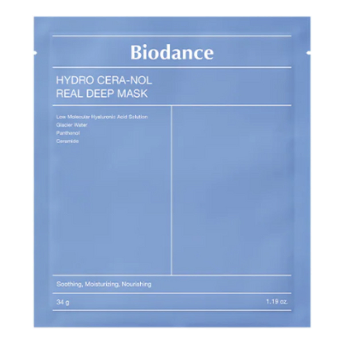 Biodance Maska do twarzy w płachcie 34g