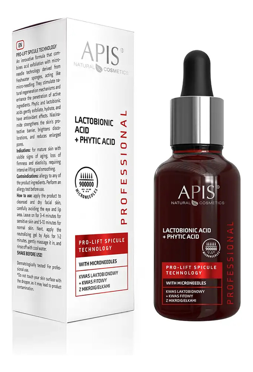 Kwas laktobionowy kwas fitowy z mikroigiełkami do twarzy