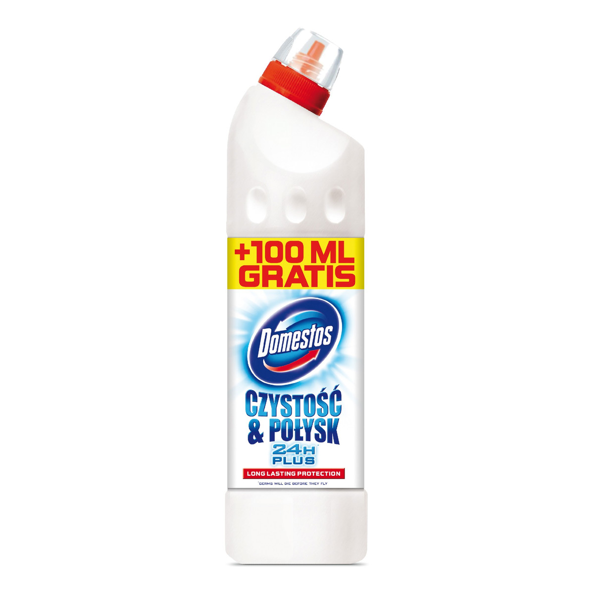 Domestos Przedłużona Moc Czystość i Połysk Płyn czyszcząco-dezynfekujący do wc 750ml
