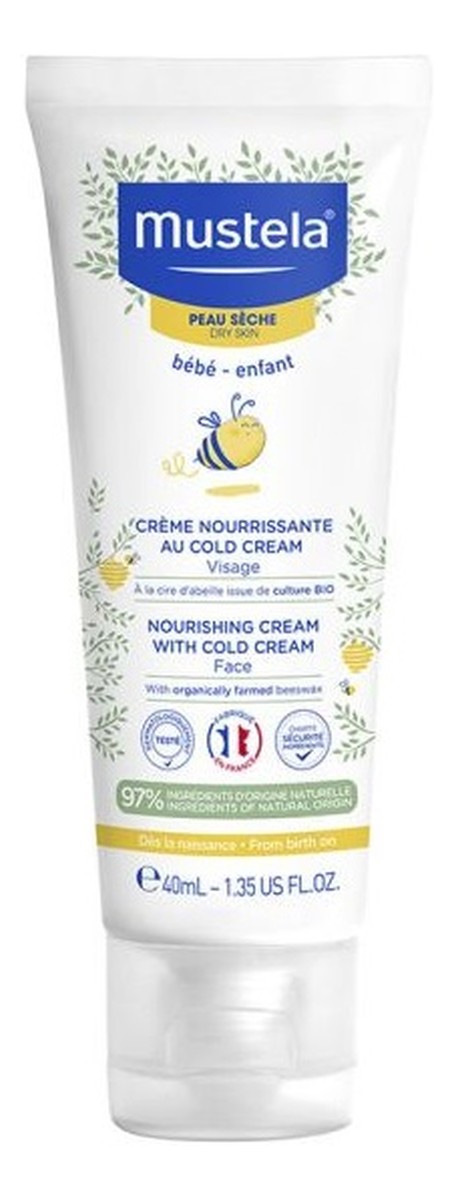 Nourishing Cream With Cold Cream nawilżający i relaksujący krem dla dzieci