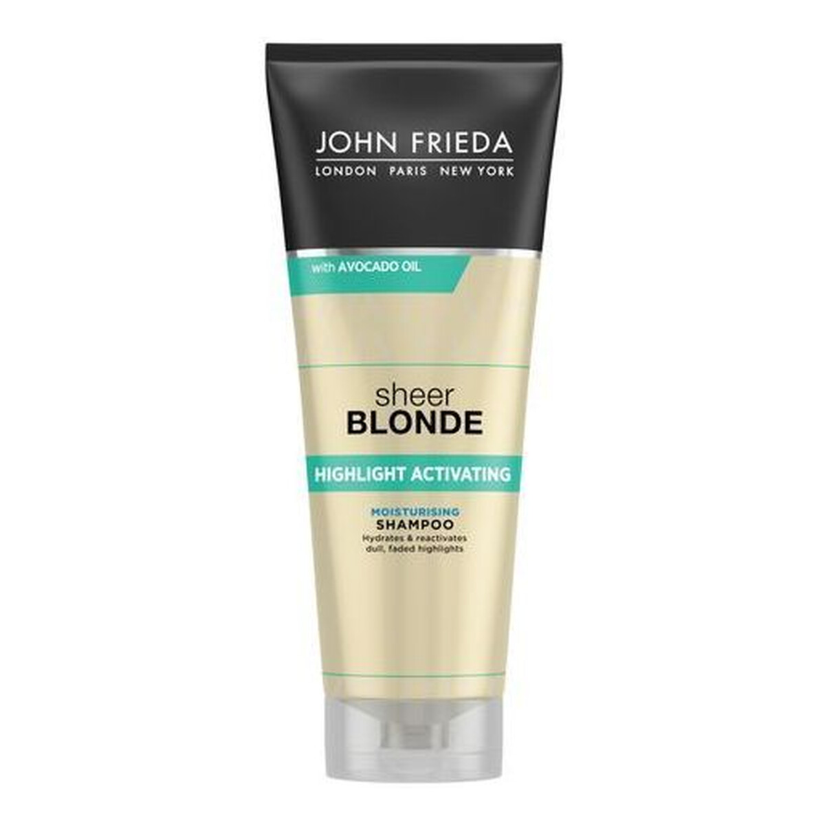 John Frieda Sheer Blonde Highlight Activating szampon nawilżający z olejem z avocado 250ml