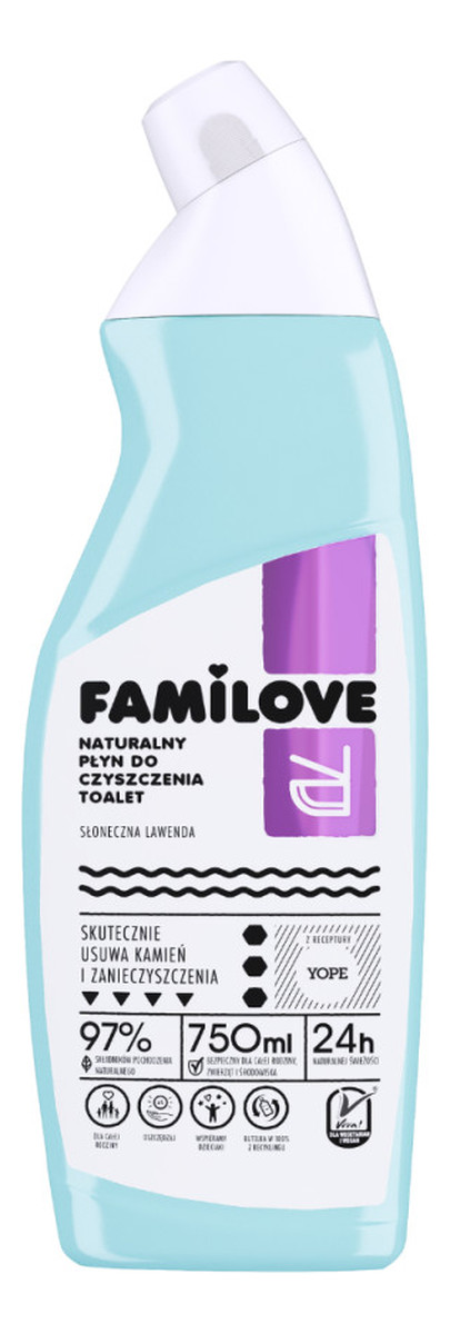 Naturalny płyn do czyszczenia toalet Lawenda