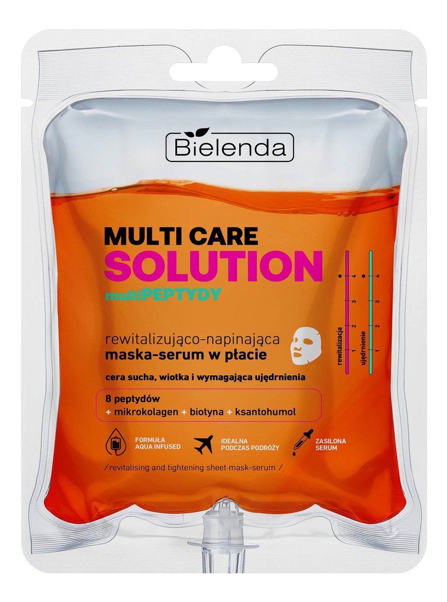 Multi peptydy maska-serum w płacie rewitalizująco-napinająca