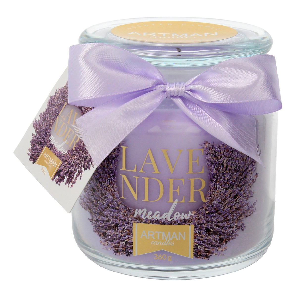 Artman Candles Lavender Meadow Świeca zapachowa słoik mały 1szt- 360g
