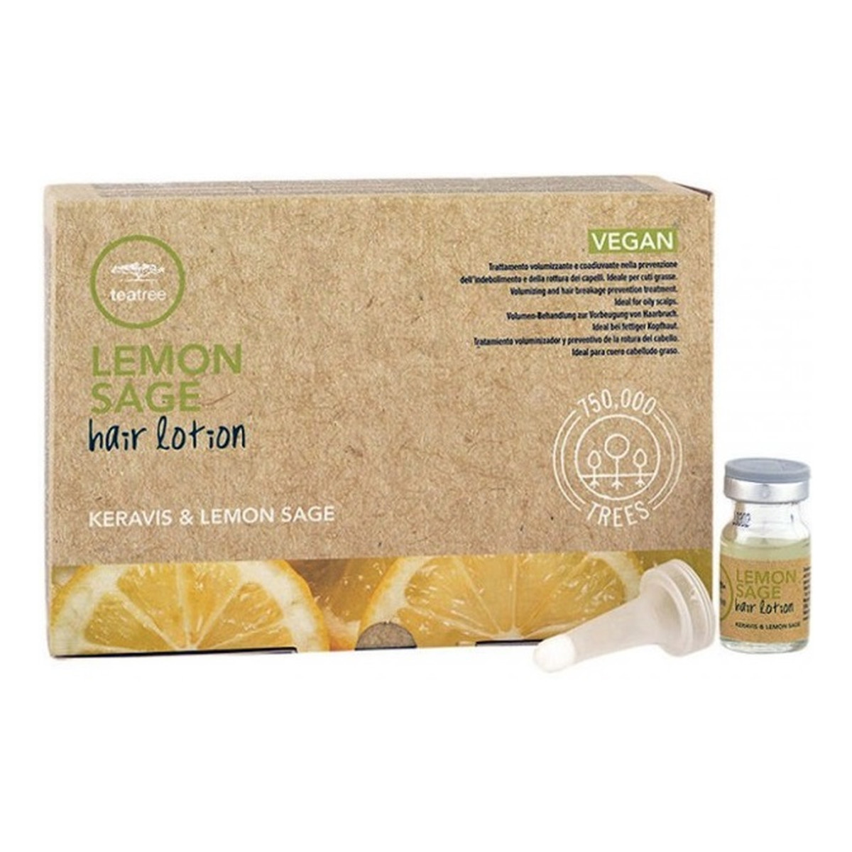 Paul Mitchell Tea Tree Keravis & Lemon Sage Hair Lotion Balsam do włosów 12x6ml 72