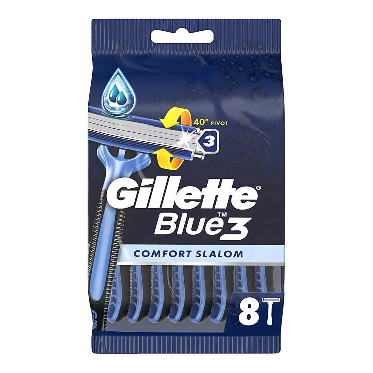Gillette Blue 3 comfort slalom maszynki do golenia 8szt