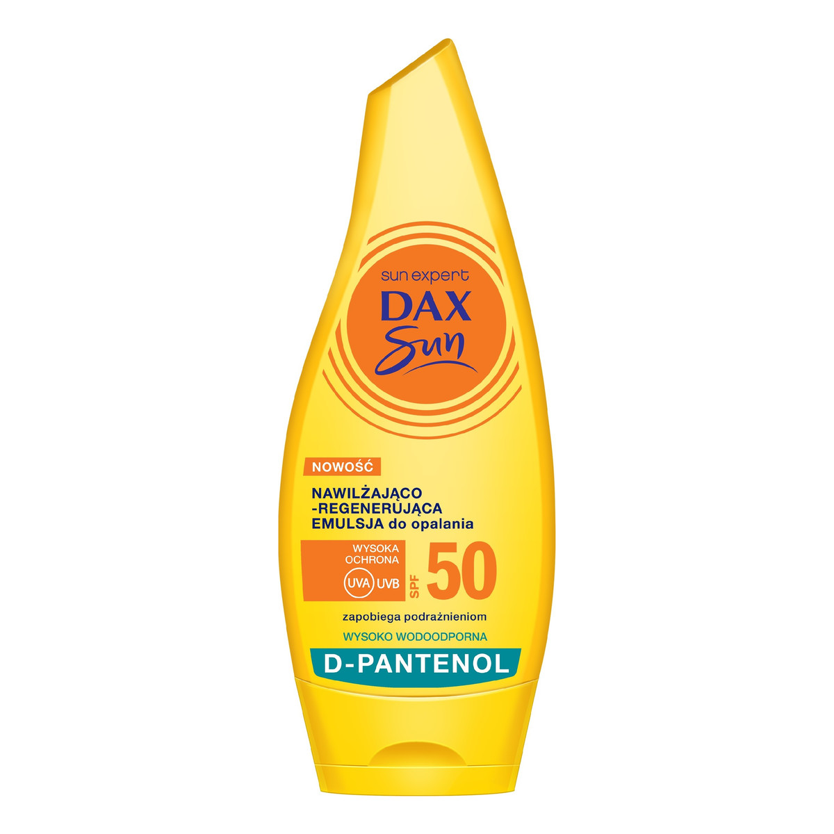 Dax Sun Emulsja do opalania nawilżająco-regenerująca z D-Pantenolem SPF 50 175ml