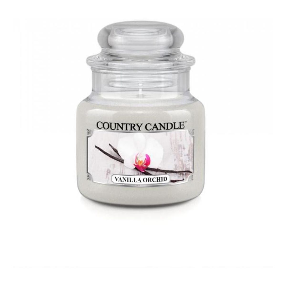 Country Candle Mała świeca zapachowa vanilla orchid 104g