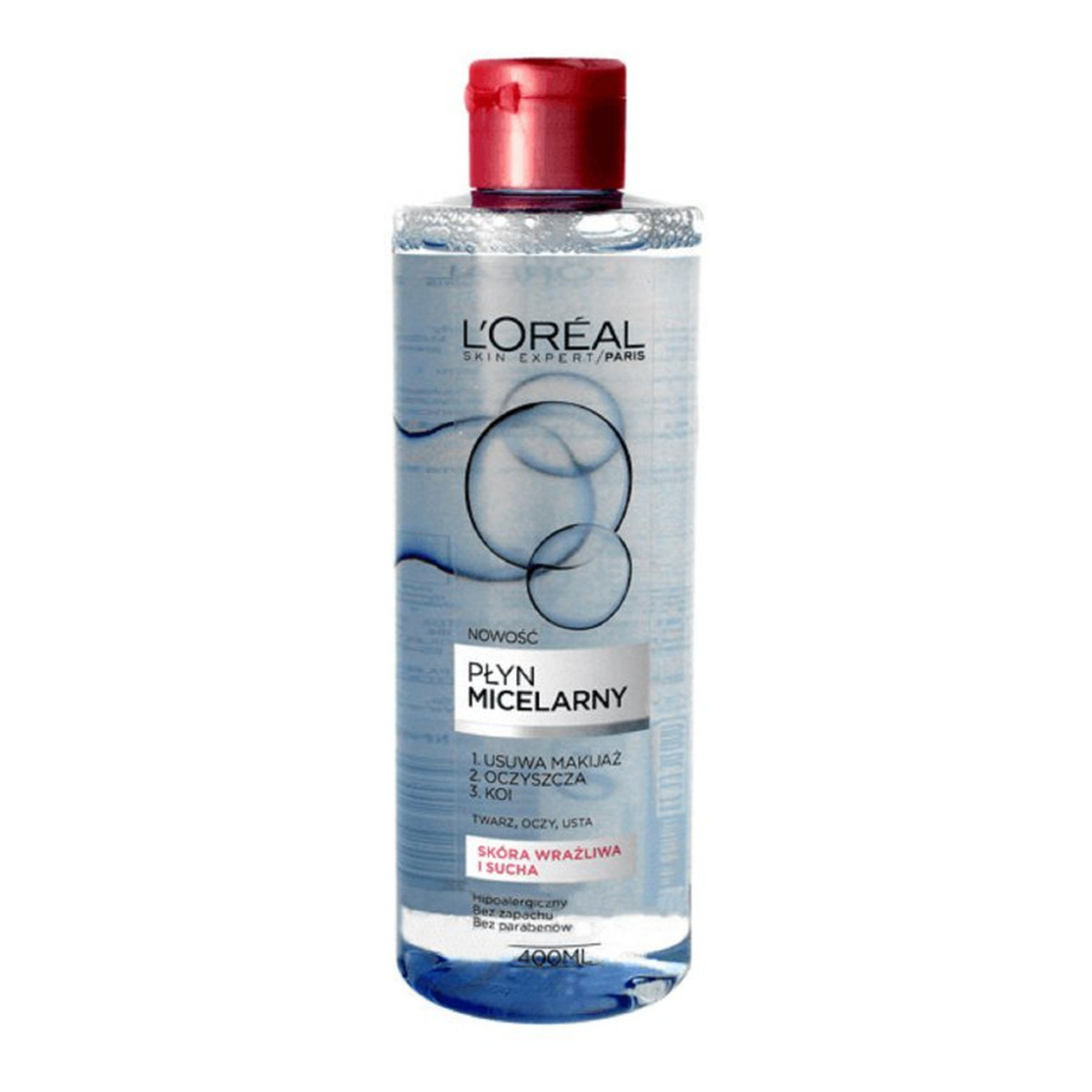 L`oreal Skin Expert Płyn micelarny skóra wrażliwa i sucha 400ml